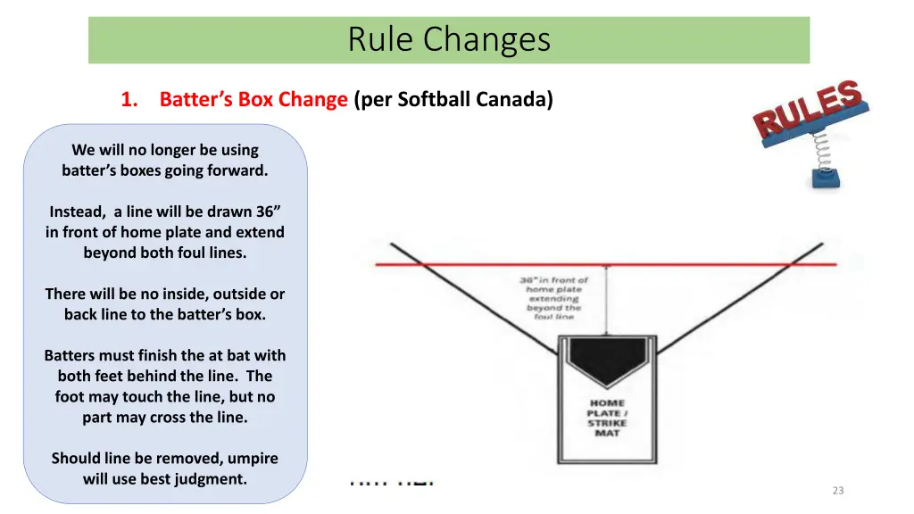 rule changes