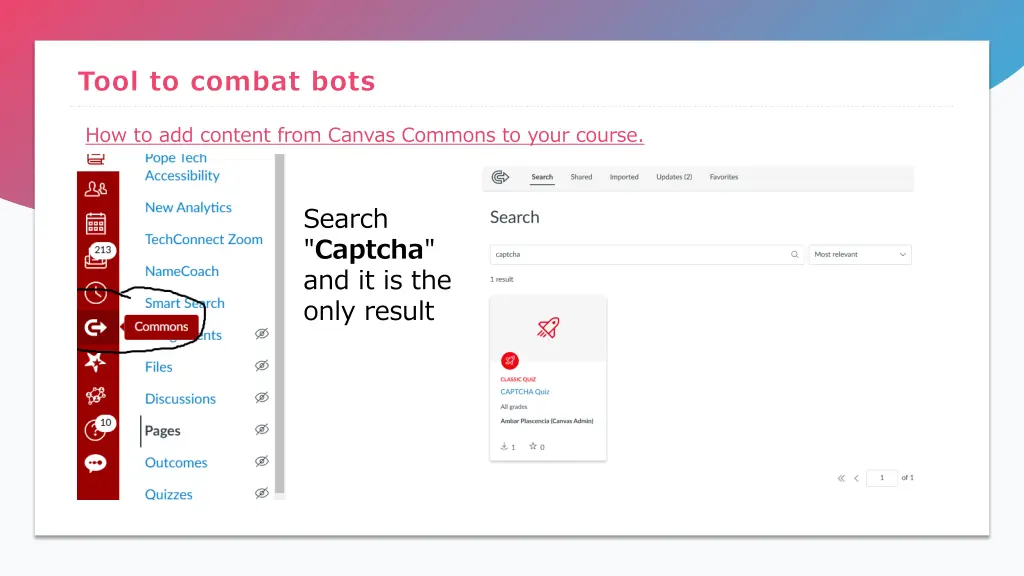 tool to combat bots
