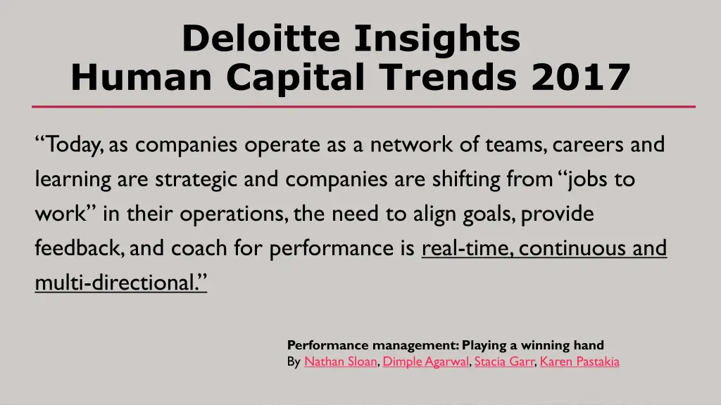 deloitte insights human capital trends 2017
