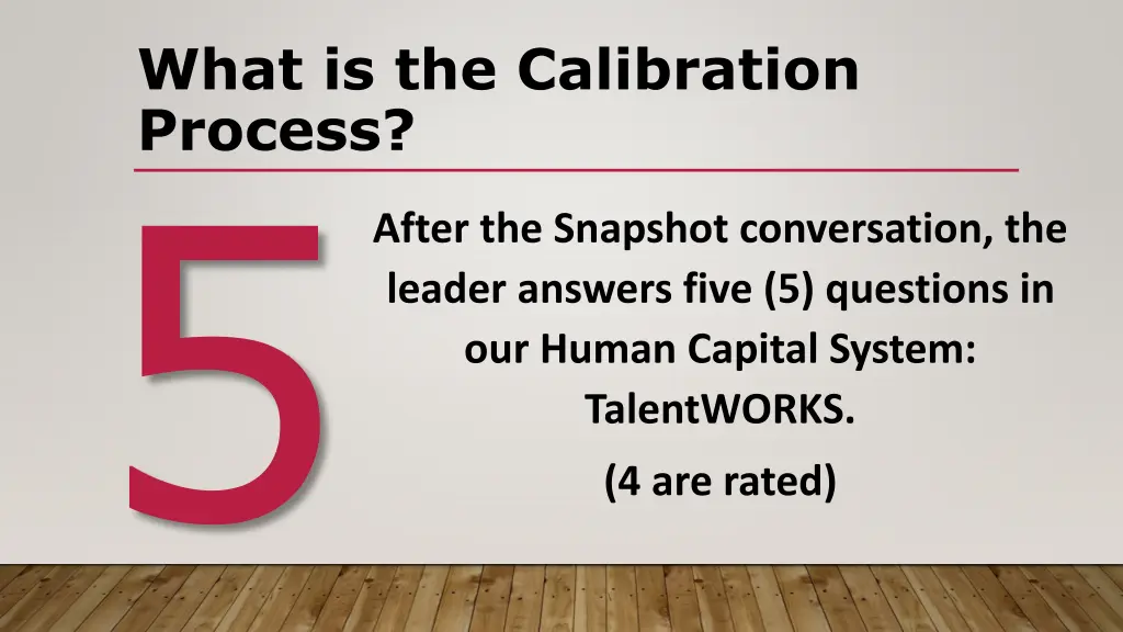 what is the calibration process