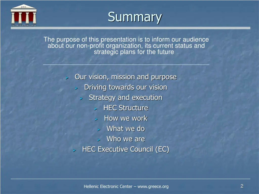 summary