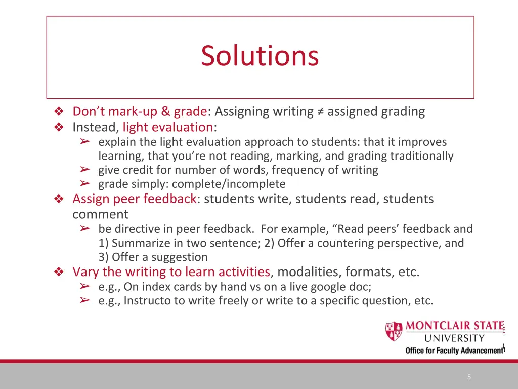 solutions