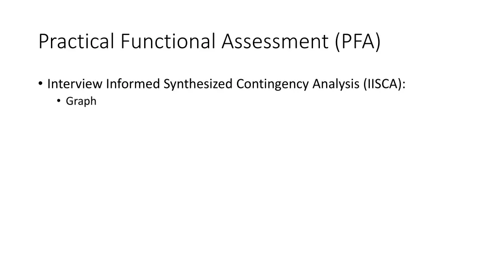 practical functional assessment pfa 3