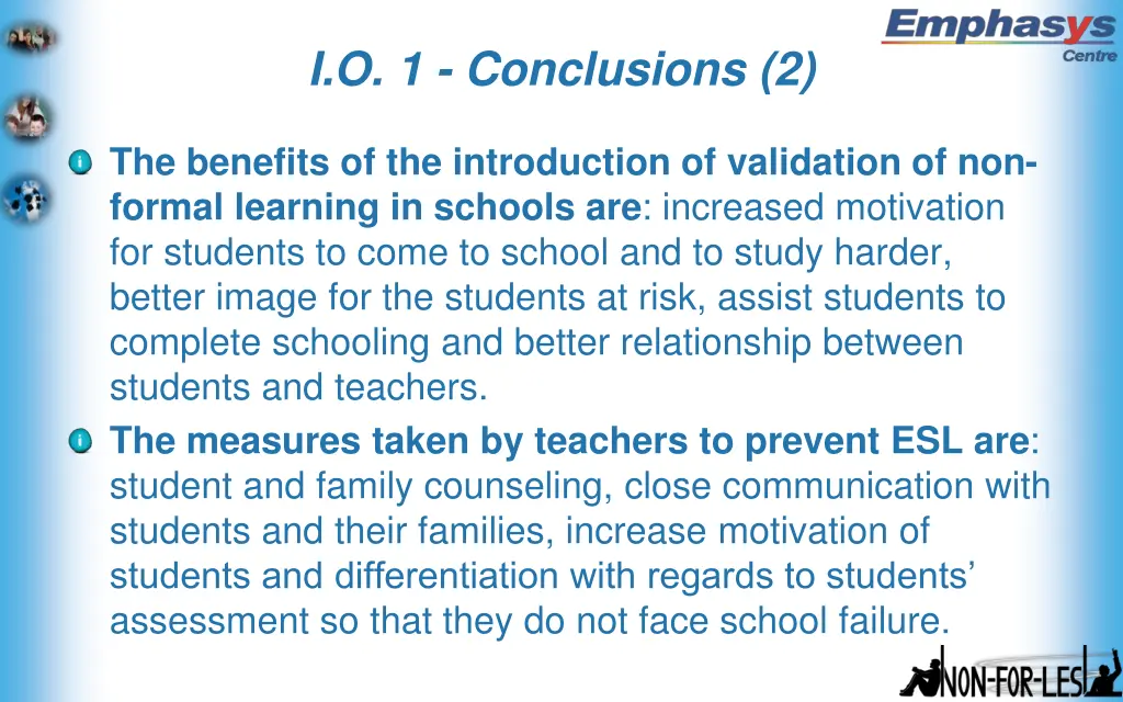 i o 1 conclusions 2