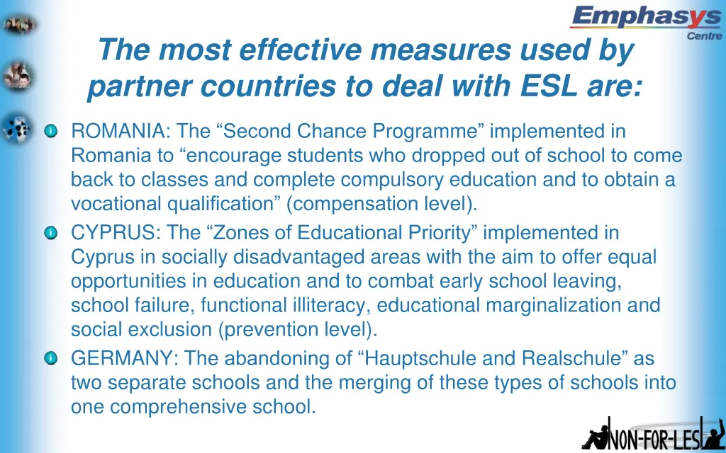 the most effective measures used by partner