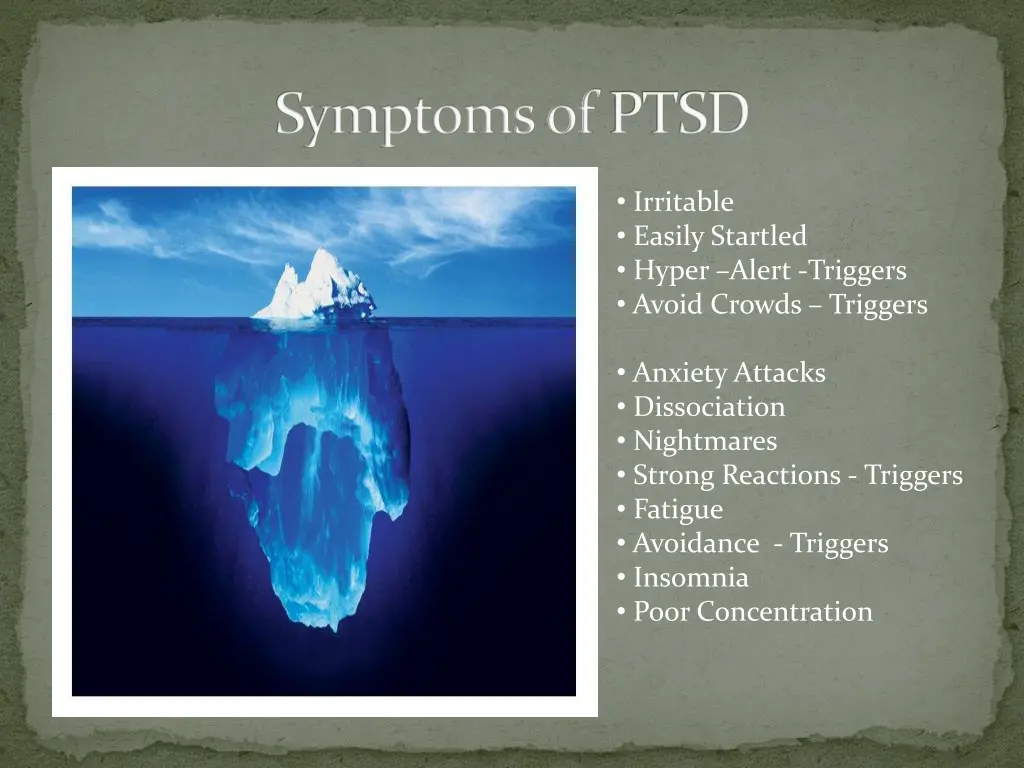 symptoms of ptsd