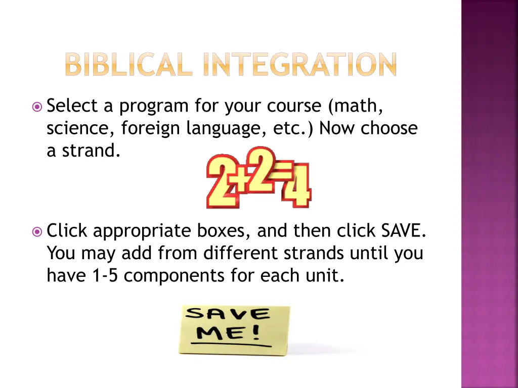biblical integration 1