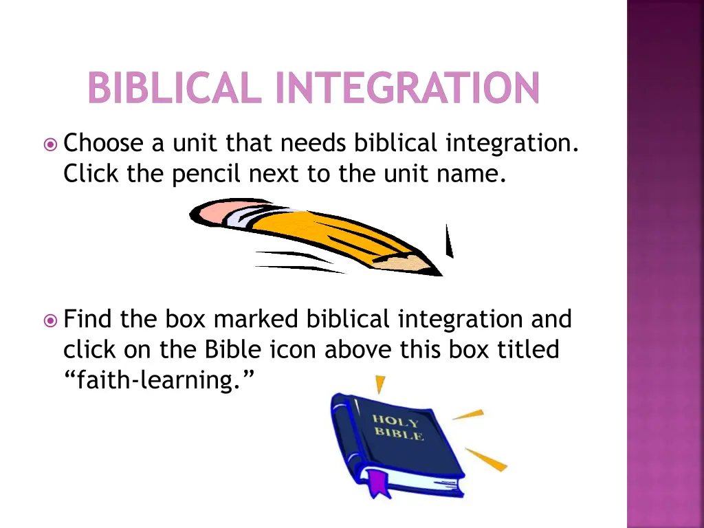 biblical integration