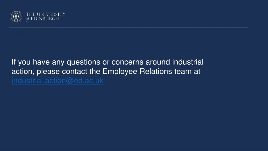 if you have any questions or concerns around