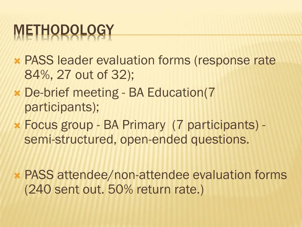 methodology