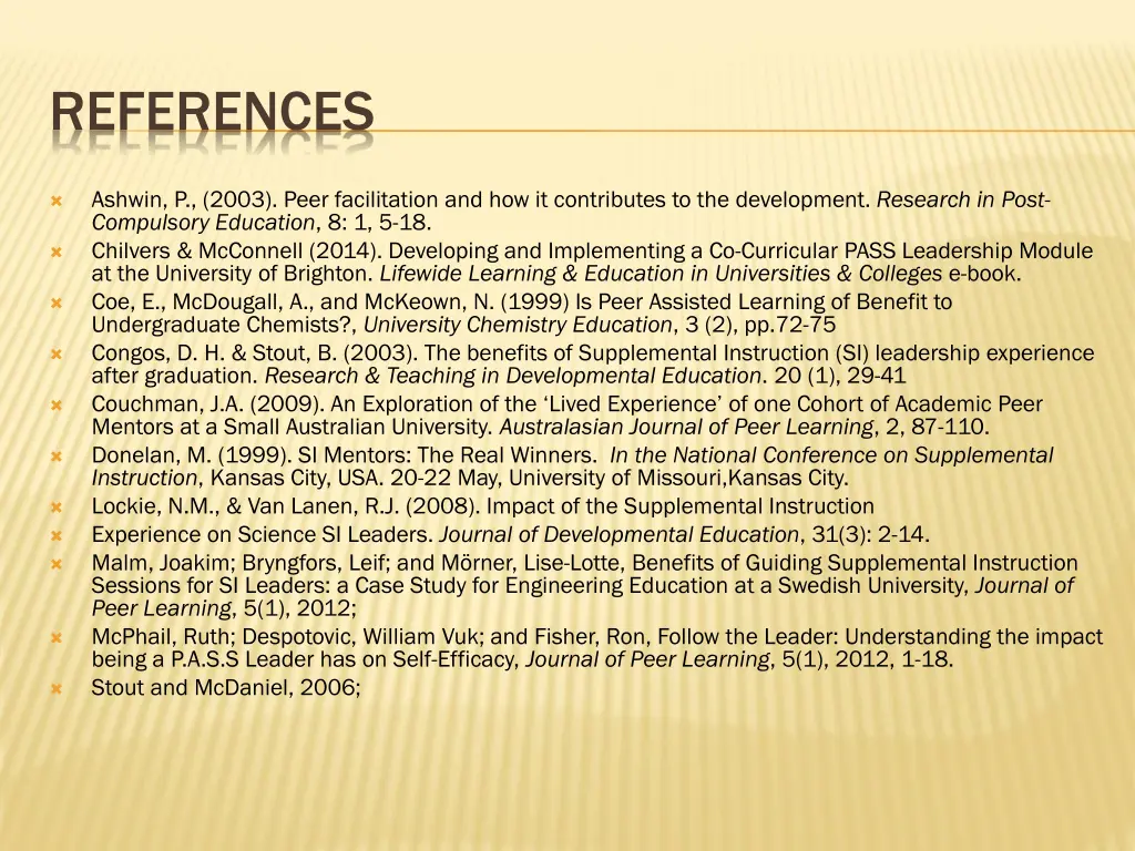 references