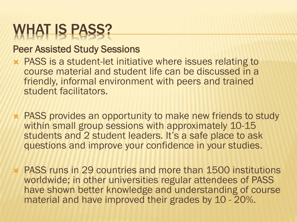 what is pass