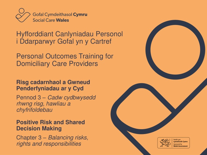 hyfforddiant canlyniadau personol i ddarparwyr