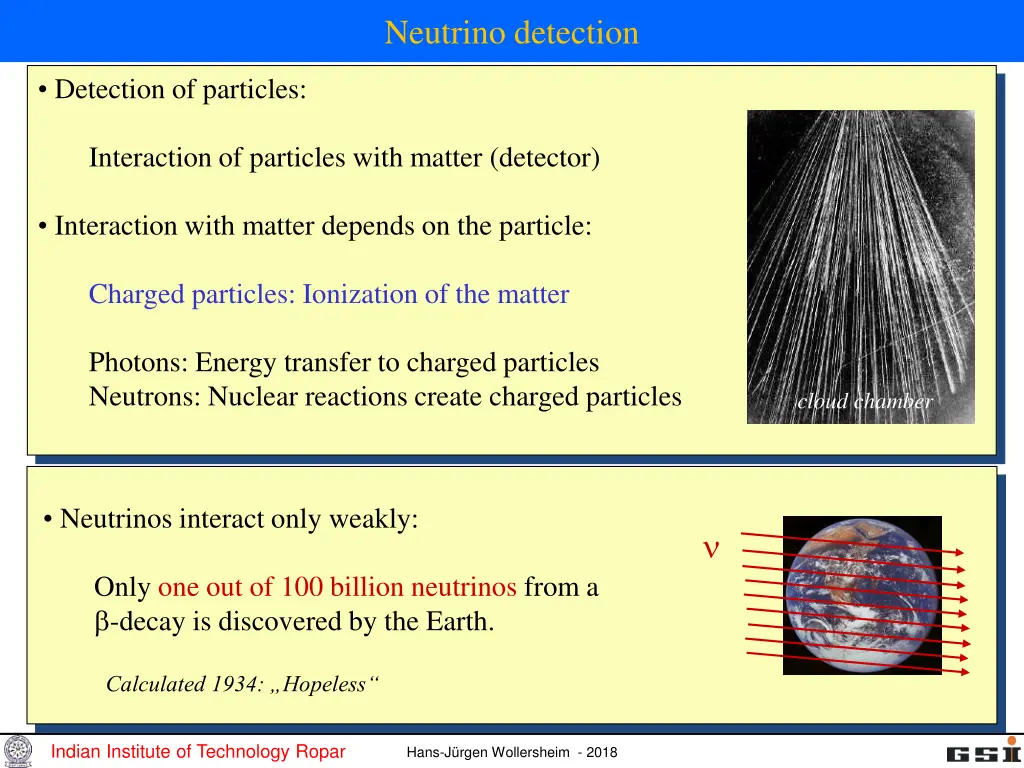 neutrino detection
