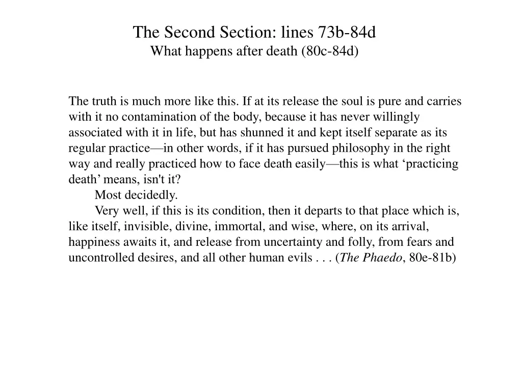 the second section lines 73b 84d what happens