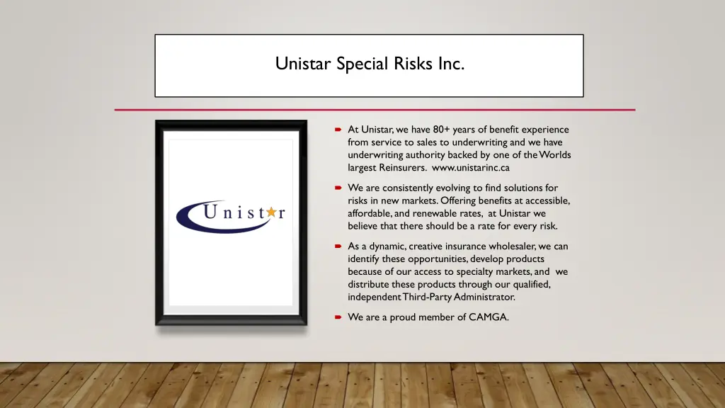 unistar special risks inc