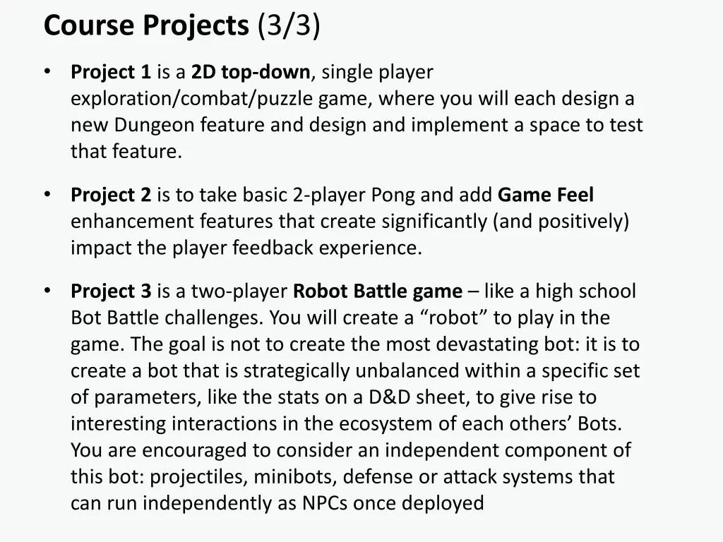 course projects 3 3