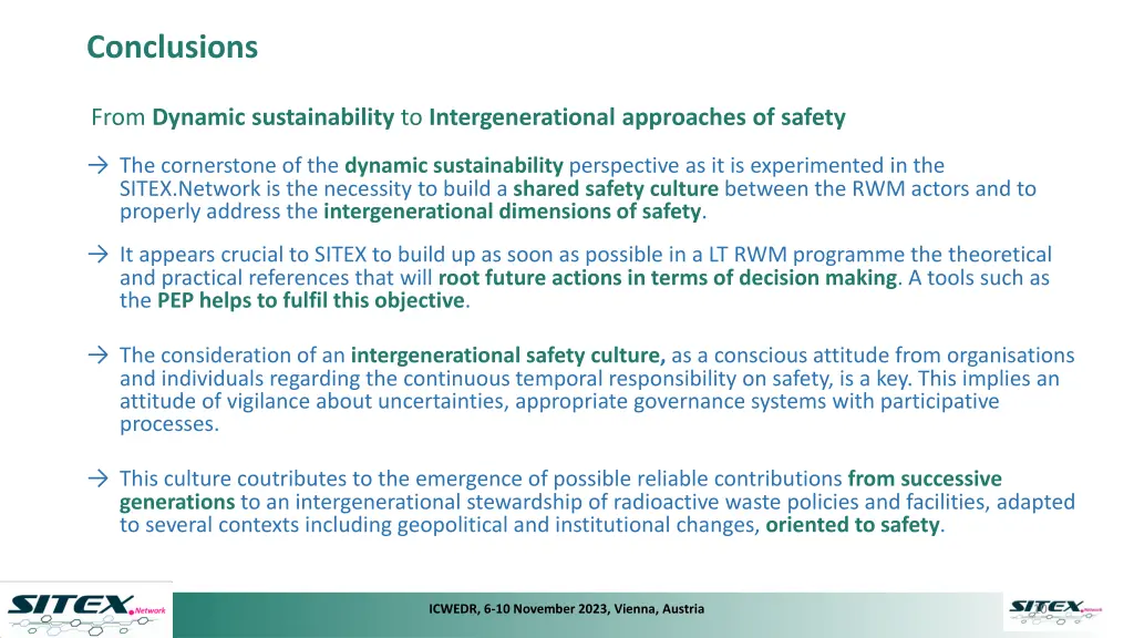 conclusions
