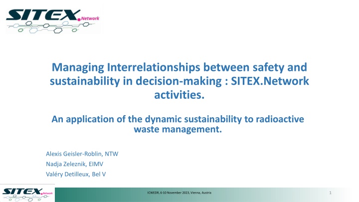 managing interrelationships between safety