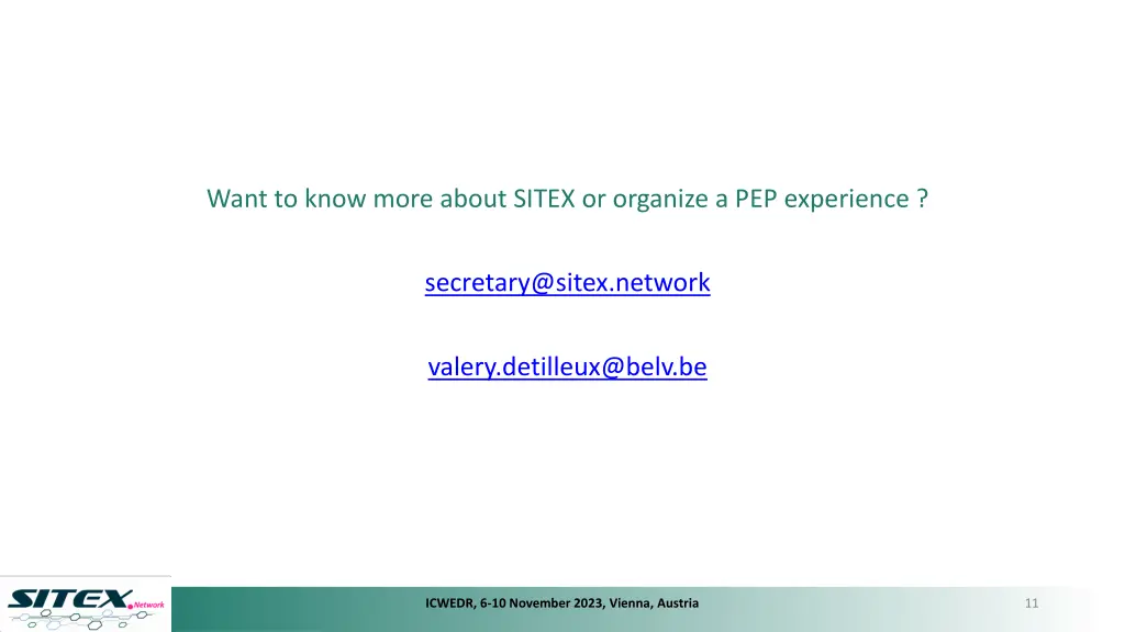 want to know more about sitex or organize