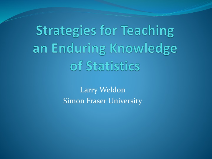 larry weldon simon fraser university