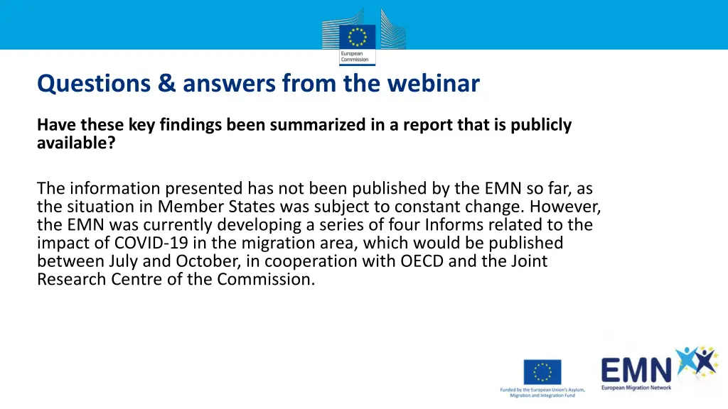 questions answers from the webinar