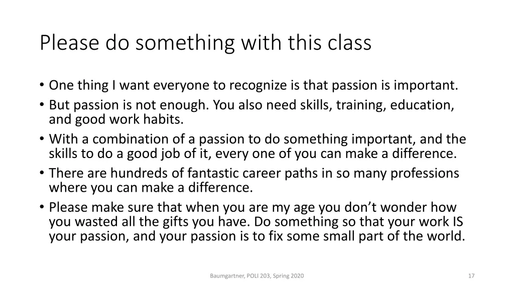 please do something with this class