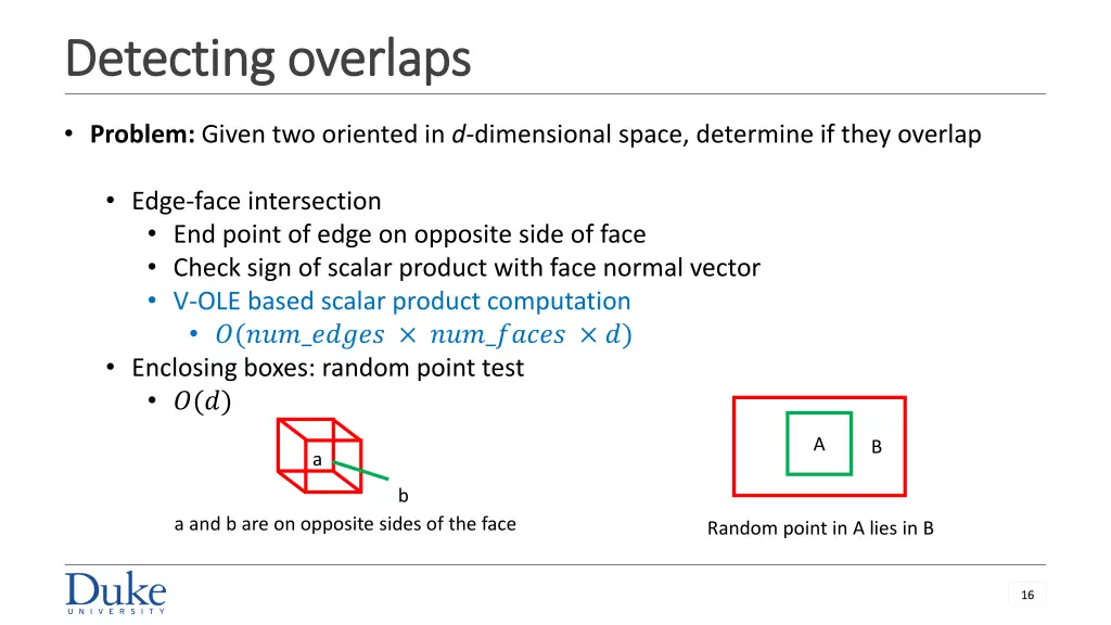 detecting overlaps detecting overlaps 1