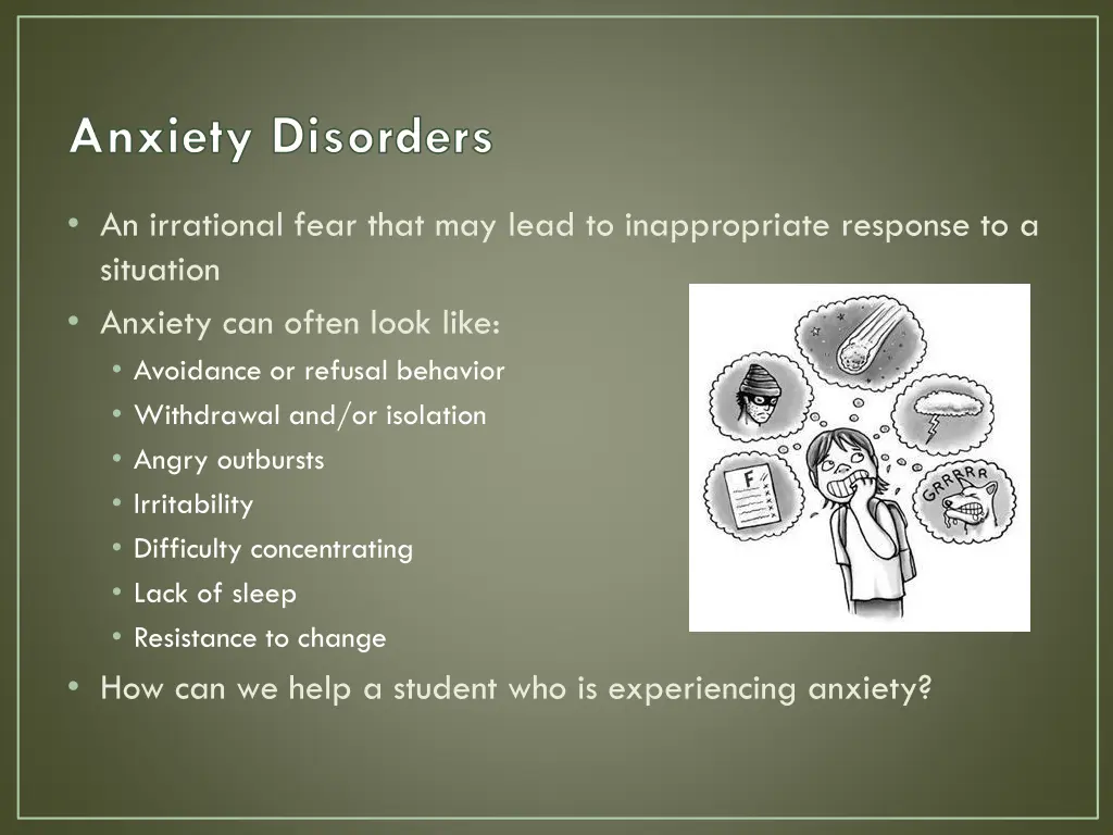 anxiety disorders
