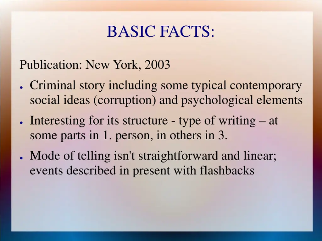 basic facts