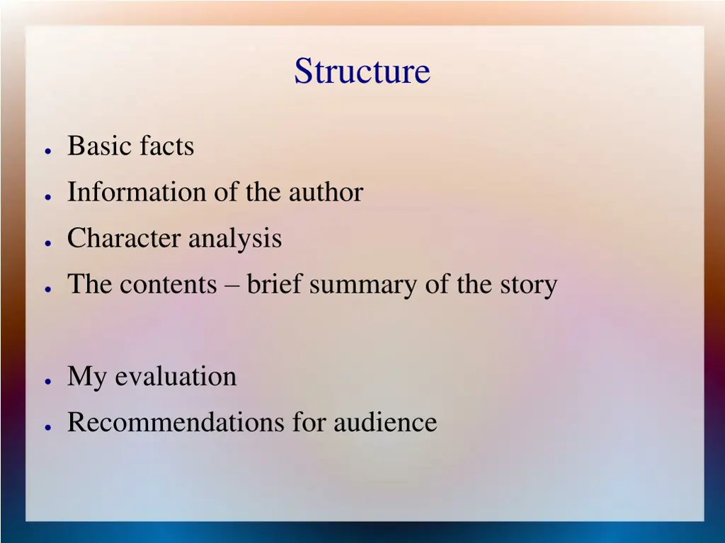 structure