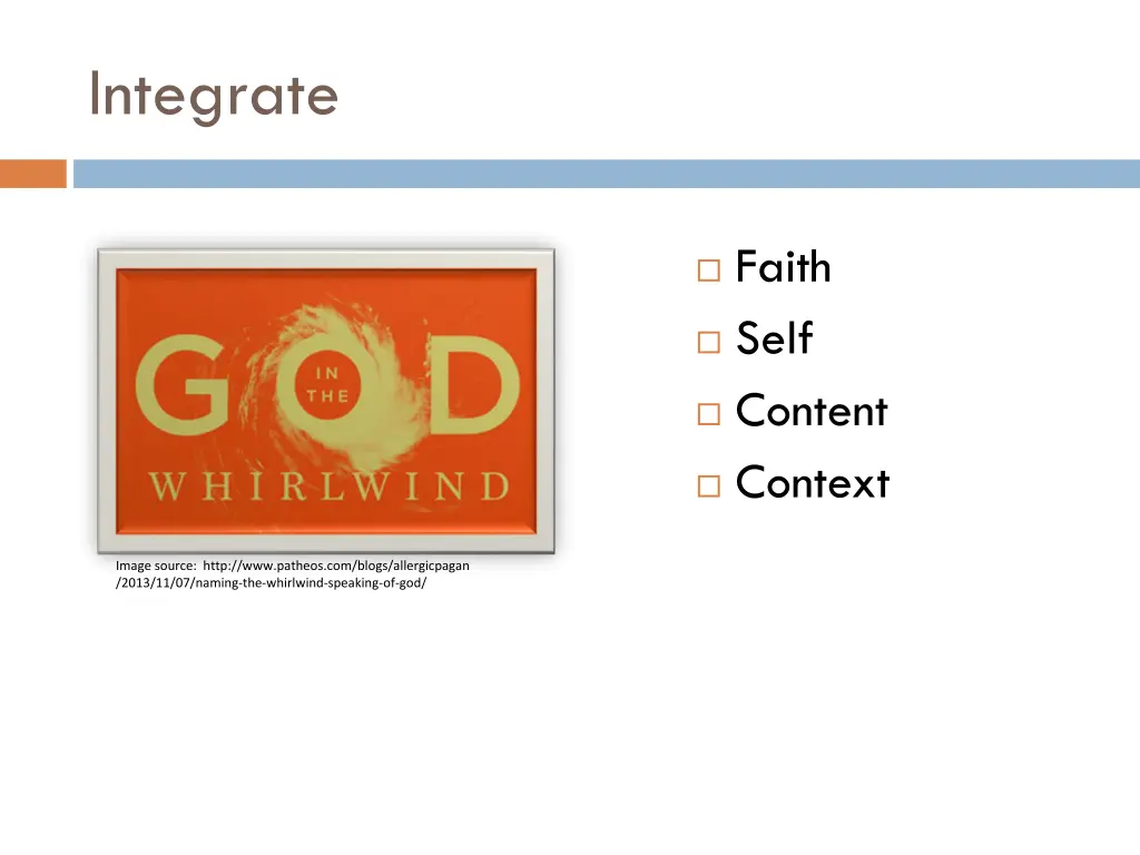 integrate