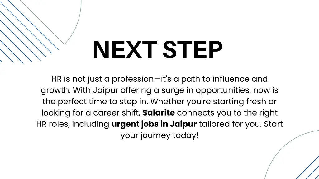 next step