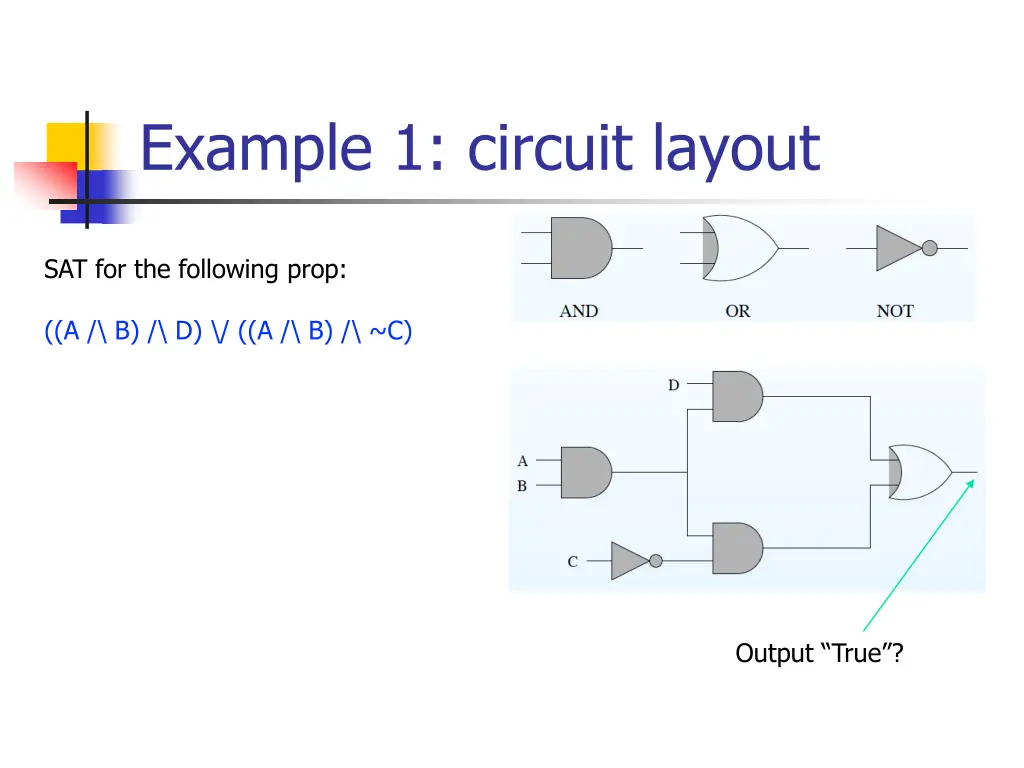 example 1 circuit layout