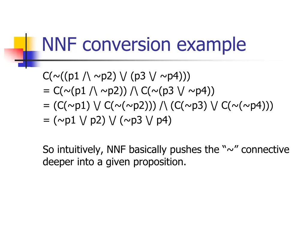 nnf conversion example