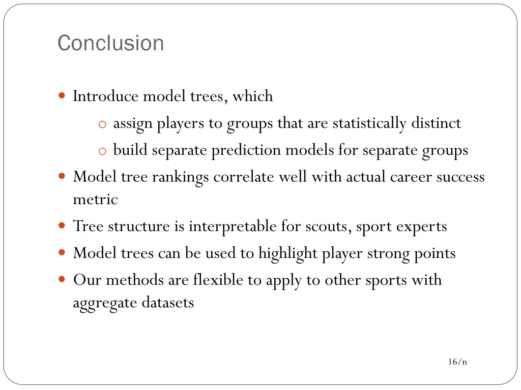 conclusion