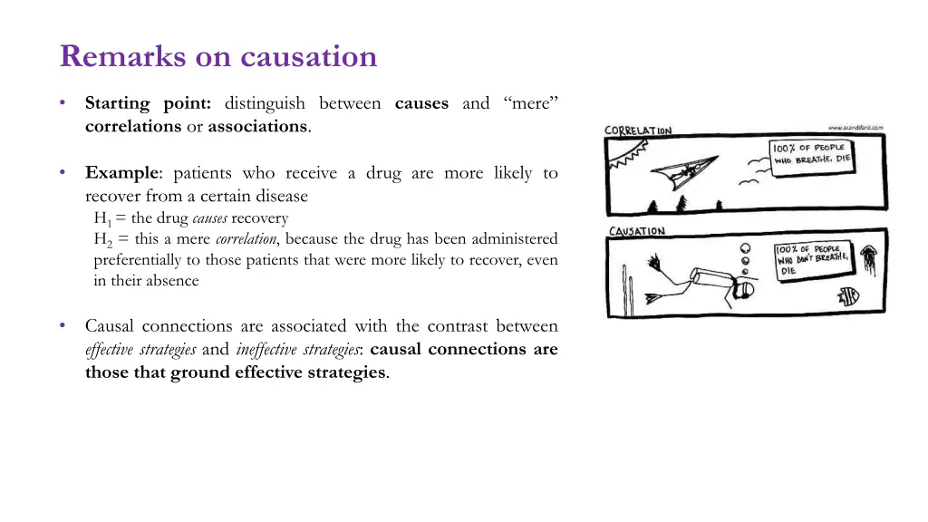 remarks on causation