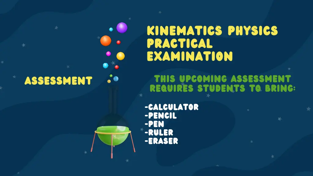 kinematics physics practical examination 1
