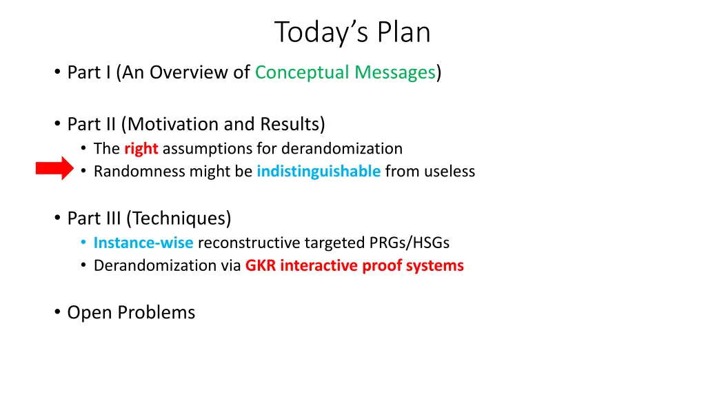 today s plan 2