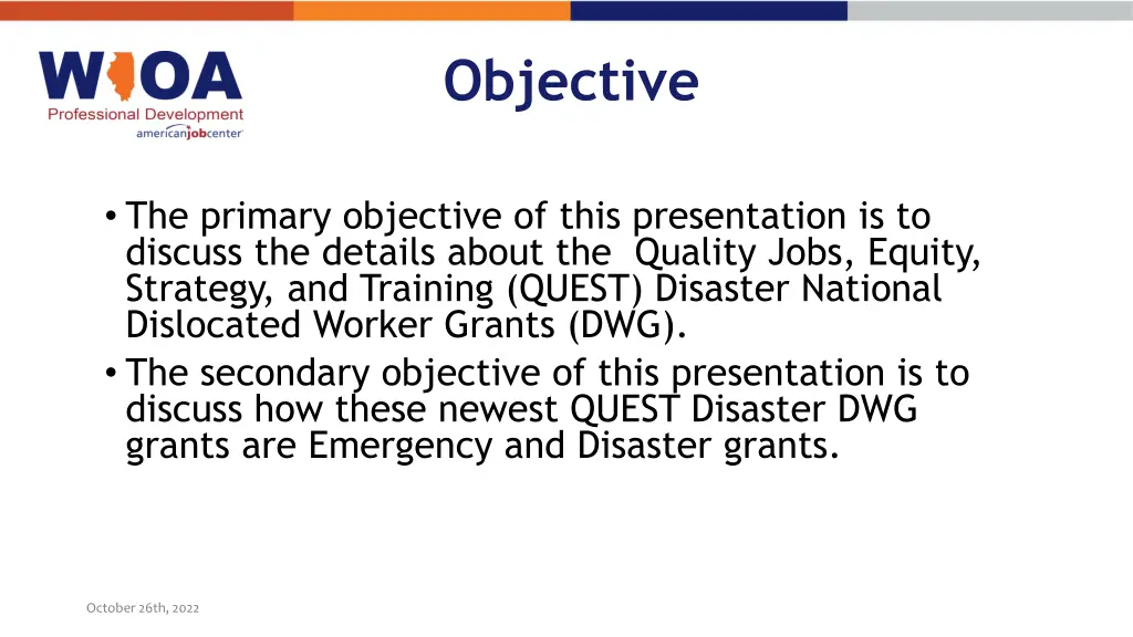 objective