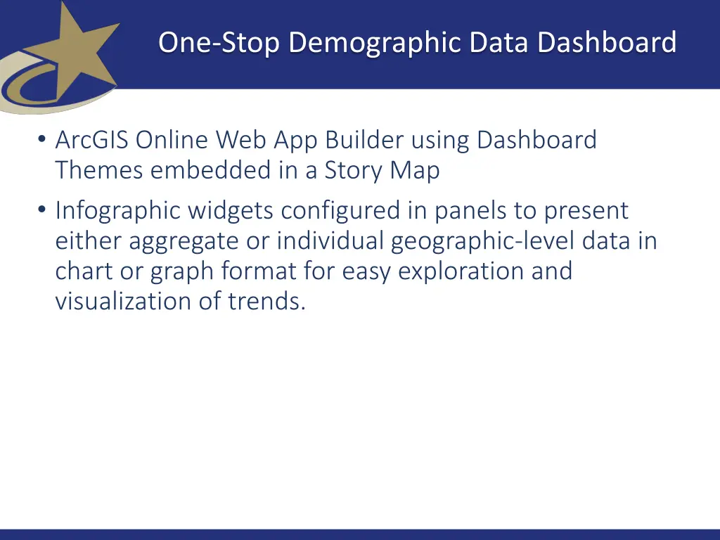 one stop demographic data dashboard 2