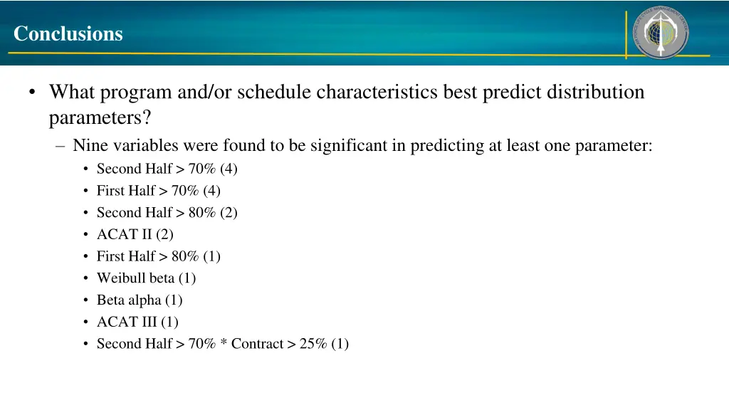conclusions