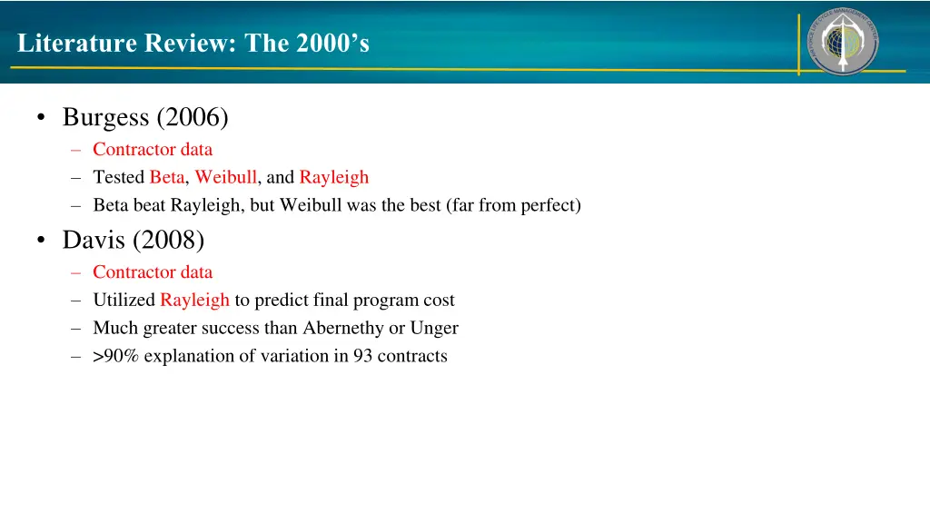 literature review the 2000 s 1