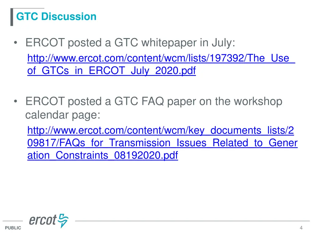 gtc discussion