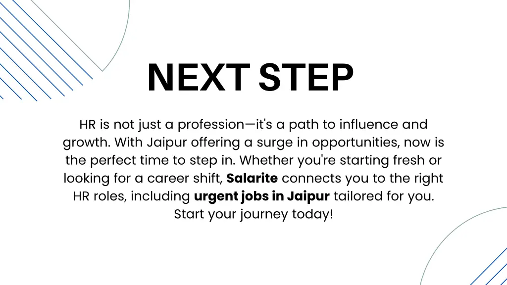next step