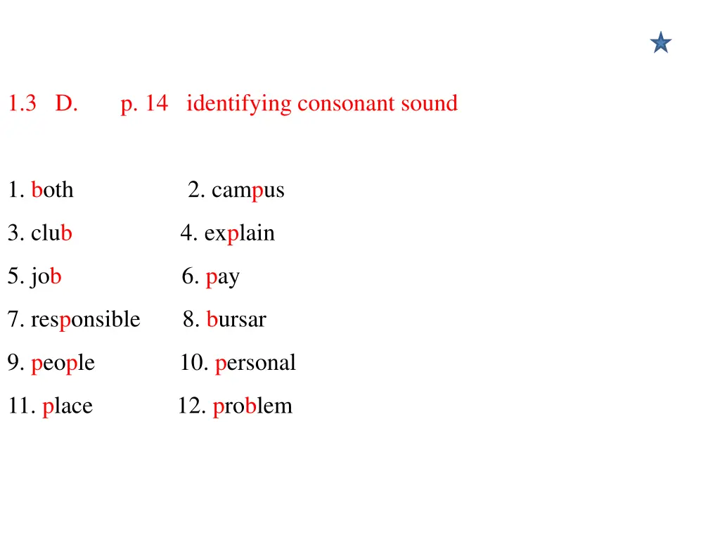 1 3 d p 14 identifying consonant sound