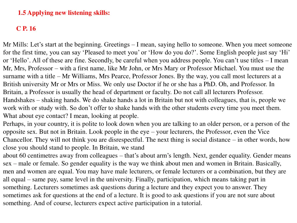 1 5 applying new listening skills