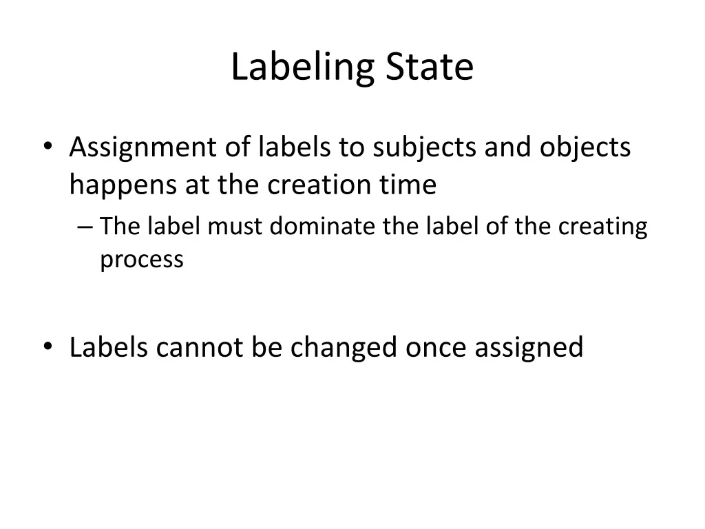 labeling state