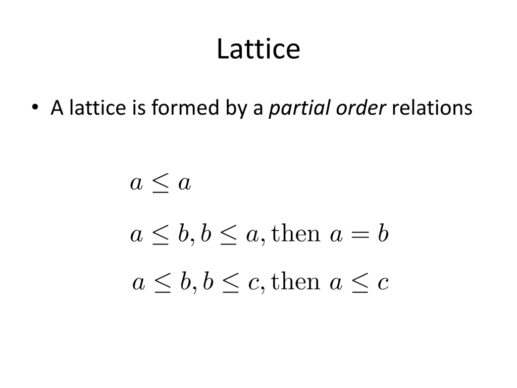 lattice