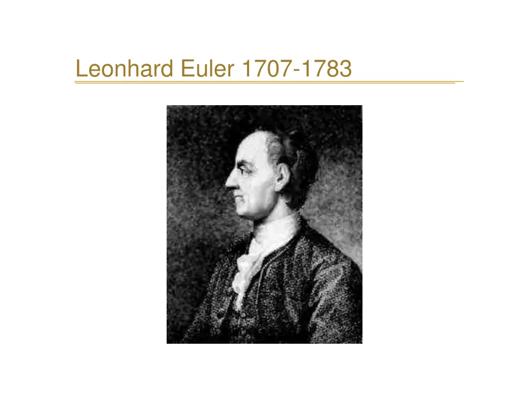 leonhard euler 1707 1783